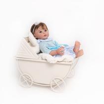 Boneca Reborn Boneca Realista Corpo de Silicone NEW HAPPY