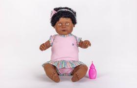 Boneca reborn brinquedo menina grande negra - ZAP