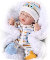 Boneca Reborn CARANOVO Realistic Sleeping Newborn 30cm