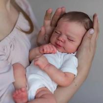 Boneca Reborn CHAREX - Menino de 45cm - Realista com Roupas e Acessórios Boneca Reborn CHAREX - Menino de 45cm - Realista com Roupas e Acessórios