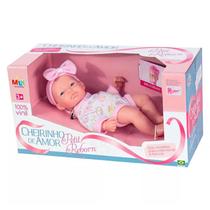 Boneca reborn cheirinho de amor boneca mini realista brinquedos de menina 25cm