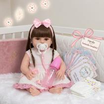 Boneca Reborn Corpo de Silicone Completa Pode Dar Banho Envio imediato barata Boneca Reborn Corpo de Silicone Completa Pode Dar Banho Envio imediato barata