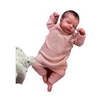 Boneca Reborn De Bebê Novo Nascido De 19 Polegadas, NPK Loulou, Toque Macio, Pele 3D Com Pintura Em Boneca Reborn De Bebê Novo Nascido De 19 Polegadas, NPK Loulou, Toque Macio, Pele 3D Com Pintura Em