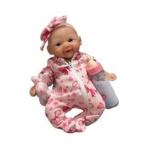 Boneca Reborn De Silicone De 8 Polegadas Aiziwa1, Bebê Menina Recém-Nascida Com Toque Macio E