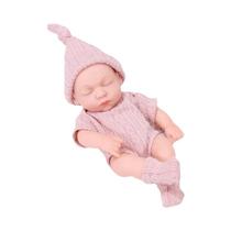 Boneca Reborn De Silicone Macio De Corpo Inteiro De 20CM Mini À Prova d'Água Vinil Menina