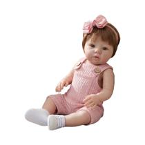 Boneca Reborn De Vinil Macio De 19 Polegadas NPK Abigail, Bebê Recém-Nascido De Corpo Inteiro, Pele