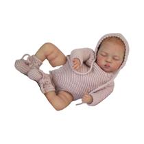 Boneca Reborn De Vinil Macio Realista De 12 Polegadas NPK Luna, Boneca Mimi Bebe Com Corpo De Pano