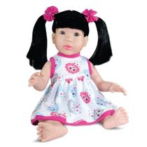 Boneca Reborn Doll Realista Small Morena Com Vestido Sid Nyl