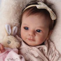 Boneca Reborn Doll sqtc Felicia Boneca realista 48 cm Boneca Reborn Doll sqtc Felicia Boneca realista 48 cm