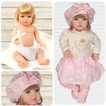 Boneca Reborn Ellen Rosa Feita De Silicone Cegonha Dolls