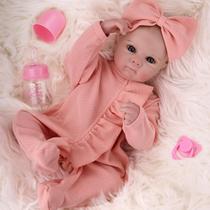 Boneca Reborn GAGAKU Realistic Girl de 45 cm com acessórios