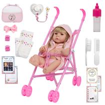 Boneca Reborn Grande Princesa Abigail Enxoval 21 Acessórios Boneca Reborn Grande Princesa Abigail Enxoval 21 Acessórios