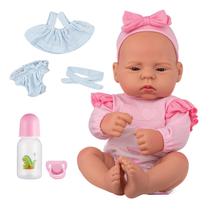Boneca Reborn HOAYO Nora, menina recém-nascida realista de 40 cm com kit Boneca Reborn HOAYO Nora, menina recém-nascida realista de 40 cm com kit