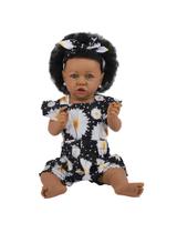Boneca Reborn HOOMAI afro-americana 58 cm com corpo de tecido Boneca Reborn HOOMAI afro-americana 58 cm com corpo de tecido