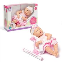 Boneca Reborn Infantil Baby Ninos Brinquedo Com Acessórios - Cotiplas