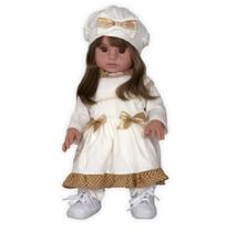 Boneca Reborn Infantil Grande Adora Loira 100% Silicone Luxo