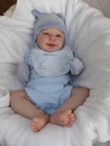 Boneca Reborn KOKOMANDY Boy 48 cm de silicone macio realista Boneca Reborn KOKOMANDY Boy 48 cm de silicone macio realista