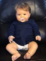 Boneca Reborn Kokomandy - Menino de 60cm com Aparência Realista