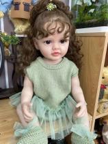 Boneca Reborn KOKOMANDY, silicone de corpo inteiro, 55 cm, menina Boneca Reborn KOKOMANDY, silicone de corpo inteiro, 55 cm, menina