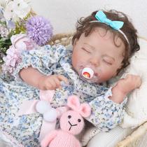 Boneca Reborn KSBD Lifelike Girl 50 cm com corpo pesado