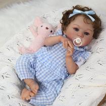 Boneca Reborn KSBD Reborn Baby Dolls de 18 polegadas com acessórios