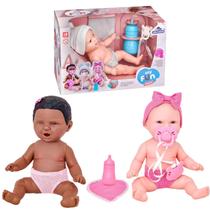 Boneca Reborn Mama Chora Lágrimas Mamadeira Chupeta Adijomar