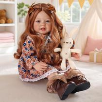 Boneca Reborn Menina BABESIDE 51 cm com Rosto Sardento Boneca Reborn Menina BABESIDE 51 cm com Rosto Sardento