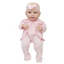 Boneca Reborn Menina Careca 43cm Corpo de Vinil Siliconado Boneca Reborn Menina Careca 43cm Corpo de Vinil Siliconado