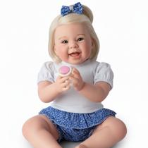 Boneca Reborn Menina Para Banho Linda e Realista