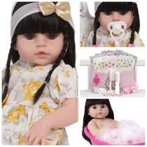 Boneca Reborn Menina Princesa Valentina Corpo 100% Vinil Boneca Reborn Menina Princesa Valentina Corpo 100% Vinil