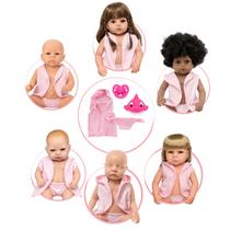 Boneca Reborn Meninas Com Modelos Variados e Kit Rosa Fofo Boneca Reborn Meninas Com Modelos Variados e Kit Rosa Fofo