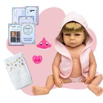 Boneca Reborn Meninas Com Modelos Variados e Kit Rosa Fofo Boneca Reborn Meninas Com Modelos Variados e Kit Rosa Fofo
