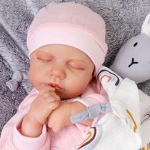 Boneca Reborn Milidool Lifelike Girl 50 cm com roupas para maiores de 3 anos