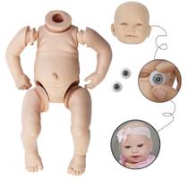 Boneca Reborn Molde Lara Com Torso Translúcido Soft e Olhos Boneca Reborn Molde Lara Com Torso Translúcido Soft e Olhos
