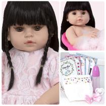 Boneca Reborn Morena Recem Nascida Gatinha Pode Dar Banho Boneca Reborn Morena Recem Nascida Gatinha Pode Dar Banho