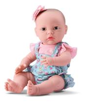 Boneca Reborn New Born Cuidados Faz Xixi Abre Fecha Os Olhos