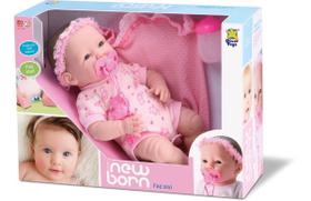 Boneca Reborn - New Born - Faz Xixi - Divertoys