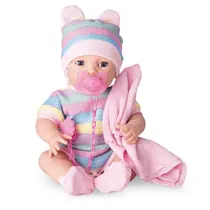 Boneca Reborn New Born Premium Olhos Fecham Kit Nascimento