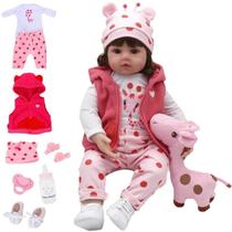Boneca Reborn New Happy 100% Silicone Pode da Banho