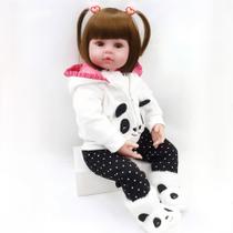 Boneca Reborn Pinky Reborn 45cm Bebê Realista