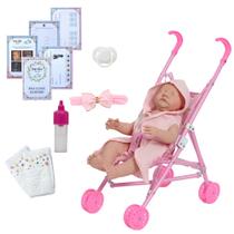 Boneca Reborn Pode Dar Banho Com acessórios Brinquedo Menina Boneca Reborn Pode Dar Banho Com acessórios Brinquedo Menina