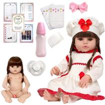 Boneca Reborn Princesa Com Chupeta 13 Itens Pode Dar Banho Boneca Reborn Princesa Com Chupeta 13 Itens Pode Dar Banho