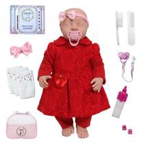 Boneca Reborn Princesa Lívia 100% Silicone Olhos Fechados Boneca Reborn Princesa Lívia 100% Silicone Olhos Fechados
