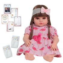 Boneca Reborn Princesa Valentina Fofinha Com Kit Acessórios