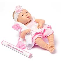 Boneca Reborn Realista Baby Ninos Cotiplás Roupinha Charmosa