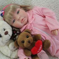 Boneca Reborn Realista Completa Menina Cegonha Reborn Dolls