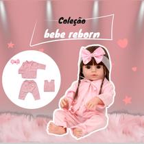 Boneca Reborn Realista Corpo 100 Silicone Fofa Pode Molhar Envio Imediato Barata