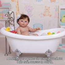 Boneca Reborn Realista Corpo de Silicone NEW HAPPY