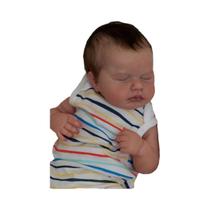 Boneca Reborn Realista De 20 Polegadas Com Olhos Fechados E Cabelo Enraizado Menino Ou Menina