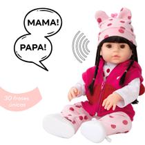 Boneca Reborn Realista Girafa Linda 30 Frases Envio Imediato